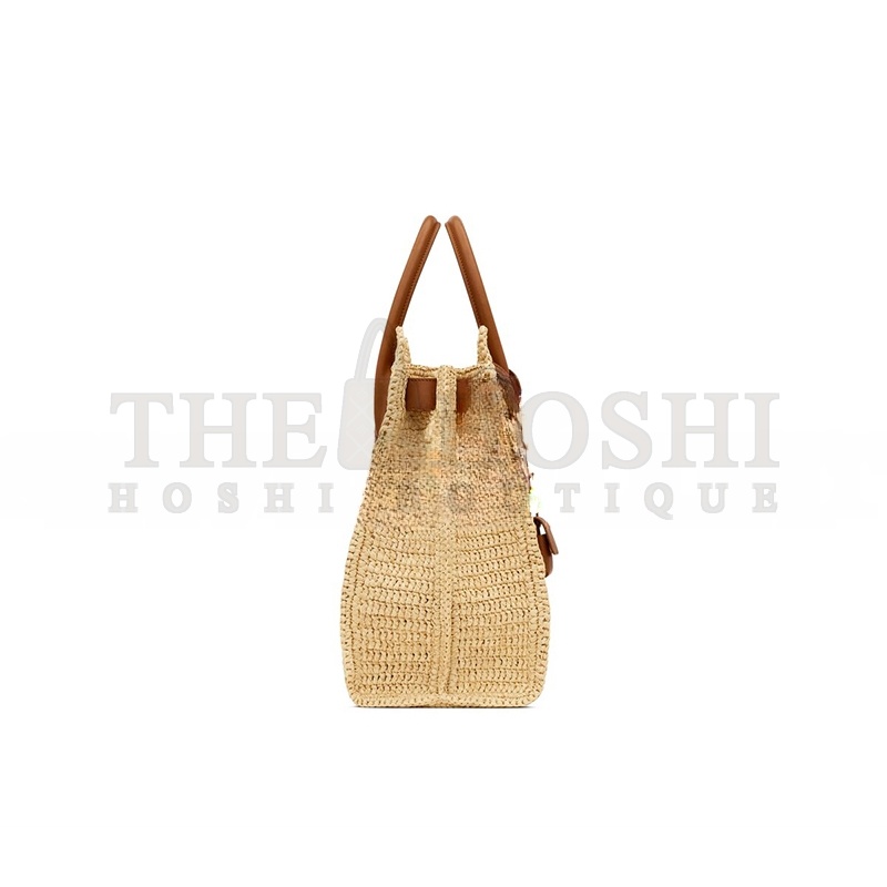 Y51 SAC DE JOUR S*pPLE IN RAFFIA AND LEATHER-MEDIUM 751499GAABN2080 (41*28*13cm) Master Quality